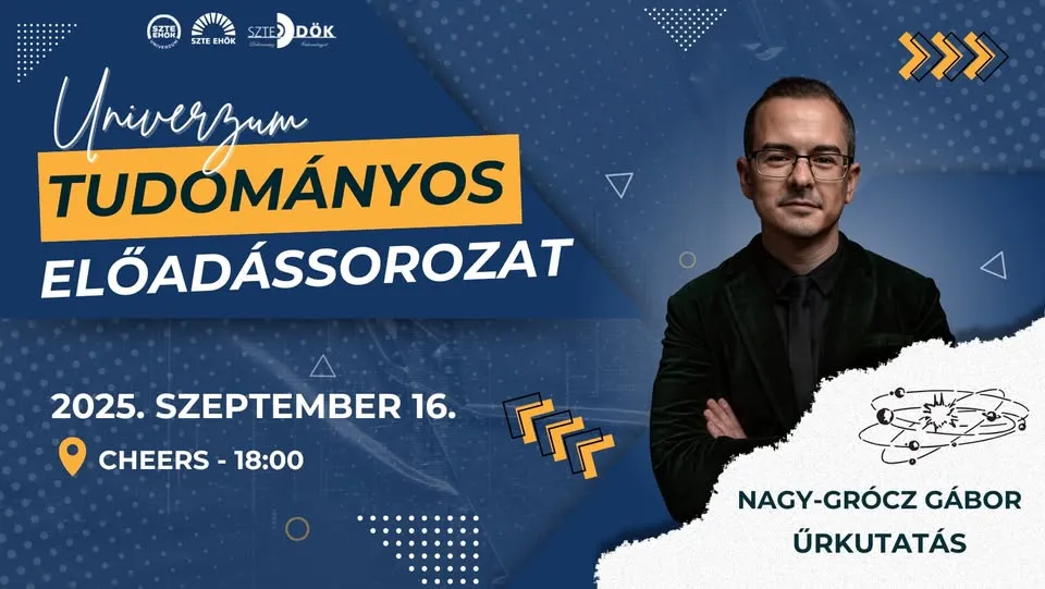 UNIVERZUM Scientific Lection Series - Gábor Nagy-Grócz: Space Research